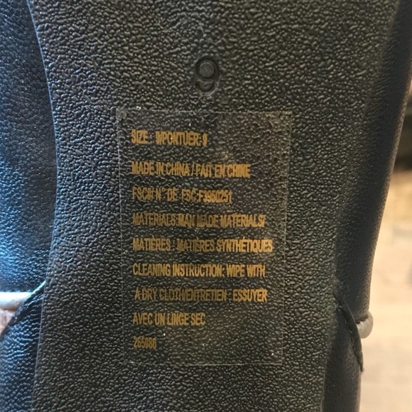 Mark. Black and Brown Heeled Booties Size 9 - Picture 7 of 7